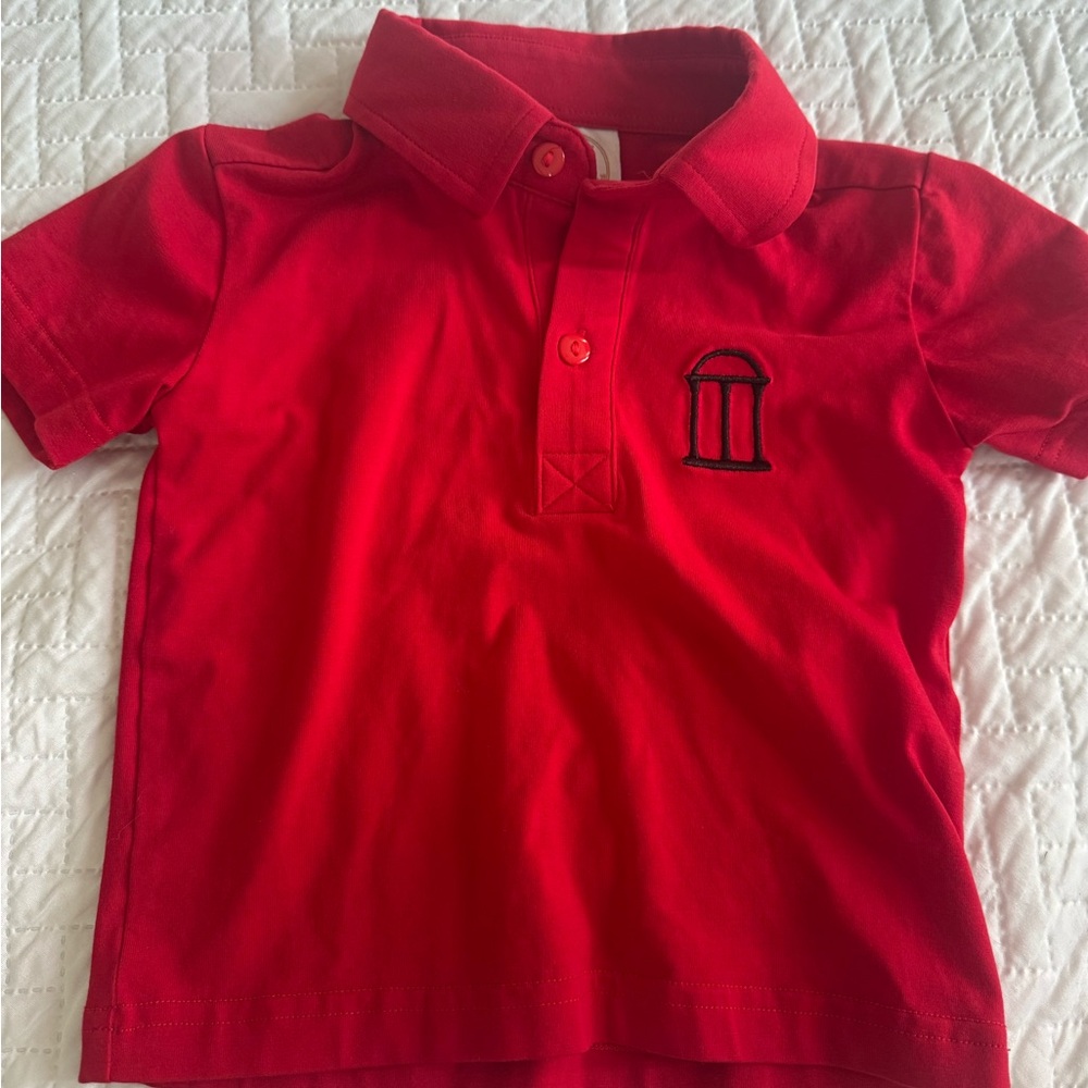 UGA boys polo Arches 18M - EUC